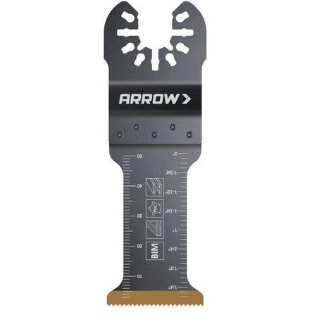 ARROW FASTENER 1 1/4" Titanium Plunge Cut Metal Blade, 3PC OSC201-3